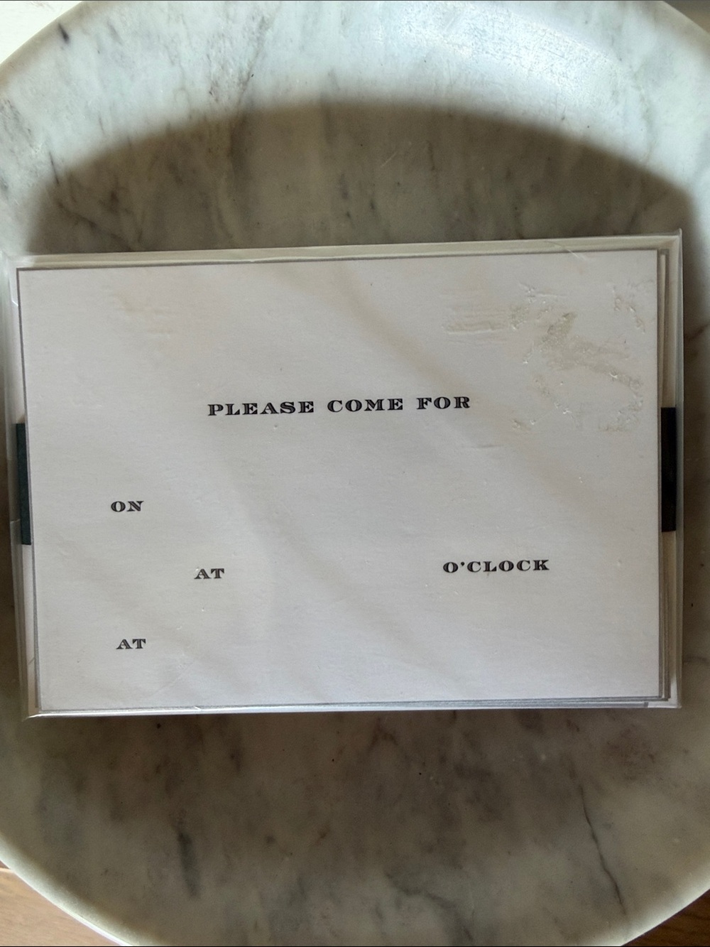 The wren press invitation set of 10